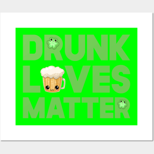 St Patricks Day World's Tallest Leprechaun Kawaii Cute Hat Posters and Art